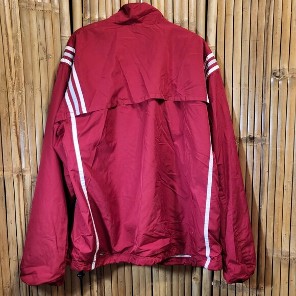 Adidas Men's Vintage 90's Windbreaker Jacket Arkansas Razorbacks Size Large - Picture 6 of 11